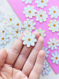 GLITTER Cute Mini Daisy Sticker Packs