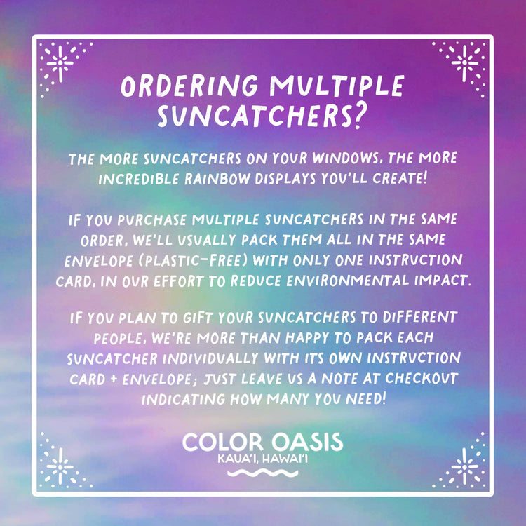 Luna Moth Sun Catcher Rainbow Maker Window Sticker