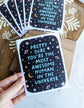"Most Awesome Human in the Universe" Night Sky Eco-Friendly Greeting Cards