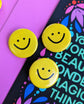 Cute Little Smile 1.25" Button Pin Badges