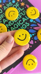 Cute Little Smile 1.25" Button Pin Badges