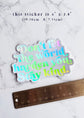 "Stay Kind" Holographic Vinyl Sticker