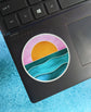 Ocean Sunset Vinyl Sticker