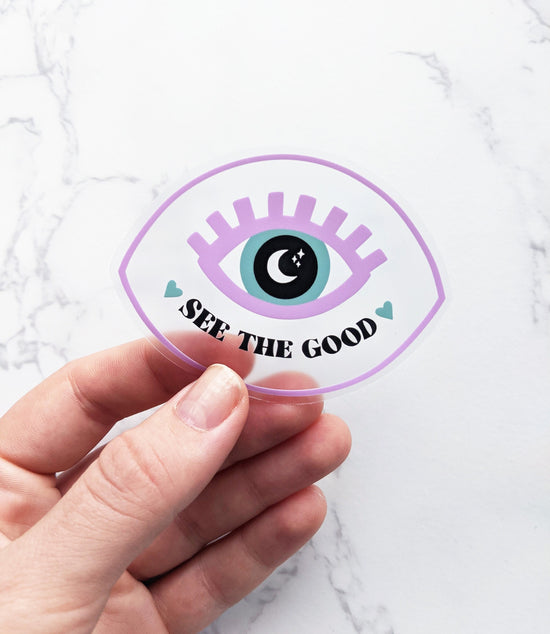 "See the Good" Clear Vinyl Sticker