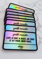Gentle Reminder Holographic Vinyl Sticker