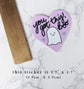 "You Got This Boo" Cute Little Ghost Sticker