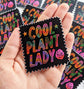 Cool Plant Lady Sticker Colorful Matte Vinyl Sticker