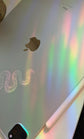 "Let Your Wild Dreams Grow" Rainbow Suncatcher Sticker