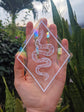 Celestial Snake Diamond Suncatcher Sticker