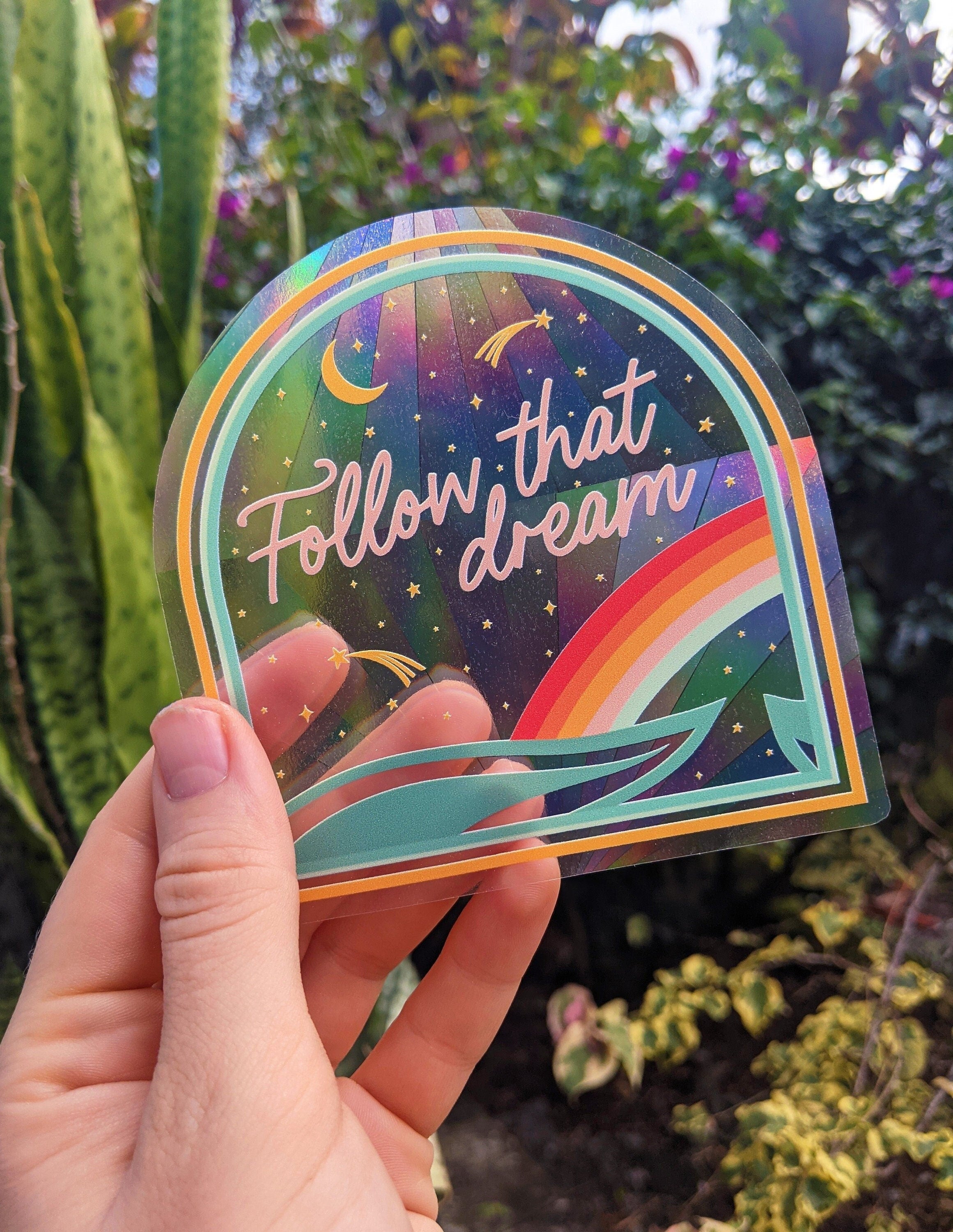 Follow That Dream Cute Window Rainbow Suncatcher – Color Oasis Hawaii