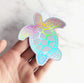 Holographic Honu Sea Turtle Sticker