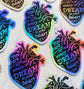 "You are worthy of every beautiful dream in your heart" Holographic Vinyl Sticker