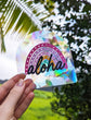 Aloha Cute Rainbow Suncatcher Sticker