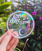 "One Day at a Time" Rainbow Suncatcher