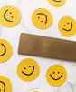Pack of 3 Mini Smile Stickers, 1.25" each