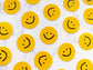 Pack of 3 Mini Smile Stickers, 1.25" each