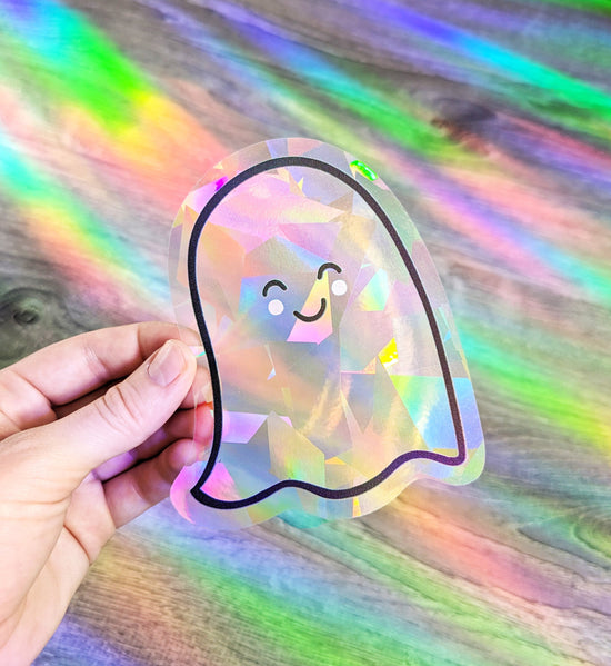Cute Kawaii Ghost Suncatcher Rainbow Maker
