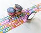 Cute Smiling Happy Washi Tape for Envelopes & Packages