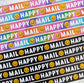 Cute Smiling Happy Washi Tape for Envelopes & Packages