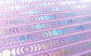 Moon Phase Rainbow Holographic Foil Washi Tape