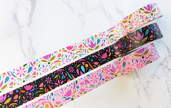 Colorful Floral Washi Tape