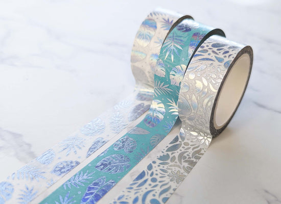 Holographic Tropical Plants Holographic Washi Tape