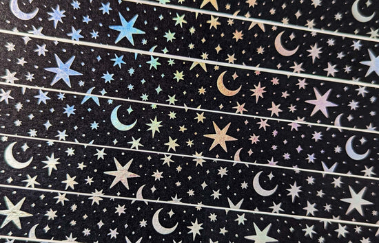Celestial Stars & Moons Holographic Washi Tapes