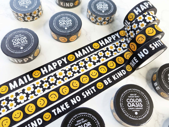 Happy Washi Tape for Mail, Journals, Crafting & more! :)
