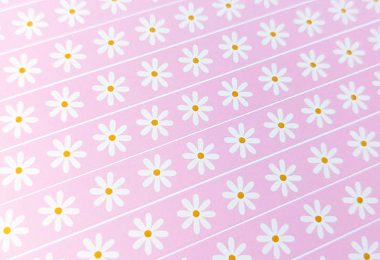 Cute Little Daisy Flowers Washi Tape
