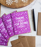 100% Recycled "Thank You for being you" Cards