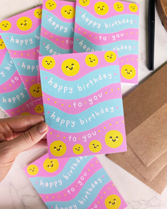 Eco-Friendly Happy Birthday Cards