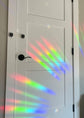Prismatic Rainbow Suncatcher Stickers 3" Stars