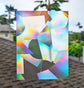 Rainbow Suncatcher Film Blank Sticker Sheet 4.5" x 6"
