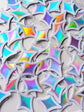 Mini Sparkle Star Stickers Rainbow Holographic